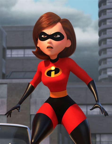 Elastica Helen Parr The Incredibles fucks in the locker room with a hefty woman with a dick. . Incredibles cartoon porn
